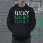 Lucky Dog Hoodie for St. Patrick's Day