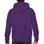 Meowy Christmas Cat Graphic Hoodie in Purple