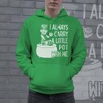 Funny St. Patrick's Day Hoodie - I Carry Snacks