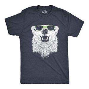 Men's Funny Polar Bear Sunglasses Graphic Tee