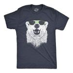 Men's Funny Polar Bear Sunglasses Graphic Tee