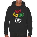 They Not Like Us Rasta Hoodie - Peace Love Light