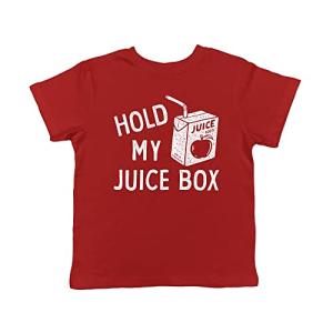 Funny Hold My Juice Box Toddler T-Shirt - Red