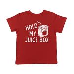 Funny Hold My Juice Box Toddler T-Shirt - Red