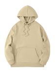 Men's Lightweight Hooded Graphic Sweatshirt - Khaki