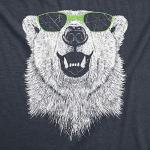 Men's Funny Polar Bear Sunglasses Graphic Tee