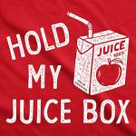 Funny Hold My Juice Box Toddler T-Shirt - Red