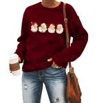 Cheerful Santa Vintage Graphic Tee for Women