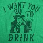 Green St. Patrick's Day Drink Graphic Tee