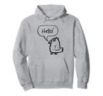 Funny Parrot Graphic Hoodie for Sarcastic Vibes