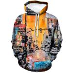 Trippy Abstract Art Hoodie for Men and Women