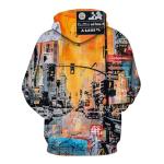 Trippy Abstract Art Hoodie for Men and Women