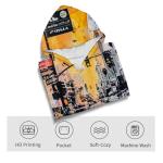 Trippy Abstract Art Hoodie for Men and Women