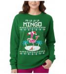 Ugly Christmas Flamingo Sweatshirt for Women and Teens