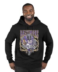 Baltimore Fan Fantasy Football Graphic Hoodie, 3X-Large