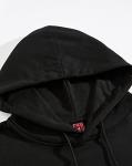 Niepce Inc Black Graphic Hoodie for Men