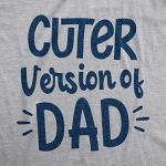 Funny Toddler T-Shirt: Dad's Cuter Mini Me