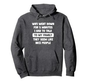 Funny Sarcastic Quote Hoodie for Tweens