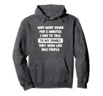 Funny Sarcastic Quote Hoodie for Tweens