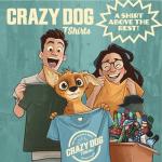 Crazy Dog T-Shirts Funny Sarcastic Pullover Hoodie