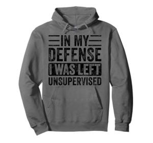 Left Unsupervised Vintage Graphic Pullover Hoodie