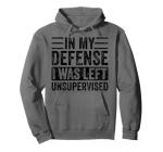 Left Unsupervised Vintage Graphic Pullover Hoodie