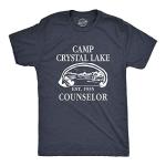 Crazy Dog Camp Crystal Lake Halloween T-Shirt