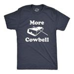 Funny Vintage Cowbell Drummer T-Shirt for Guys