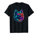 Funny Retro Pomeranian Lover T-Shirt for Men