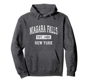 Niagara Falls NY Vintage Sports Hoodie