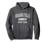 Niagara Falls NY Vintage Sports Hoodie