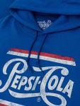 Pepsi Cola Hoodie for Men - Blue Heather