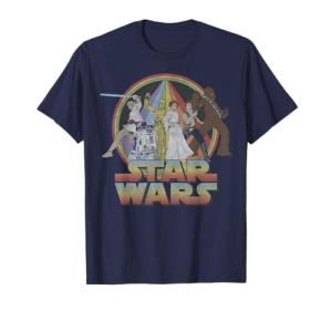 Star Wars Rainbow Vintage Poster T-Shirt