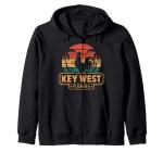 Key West Vintage Rooster Summer Hoodie