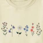 Women's Floral Graphic Sweatshirt - Vintage Style