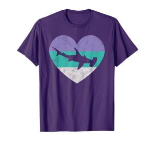 Cute Retro Hammerhead Shark T-Shirt for Women