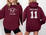 McCall 11 Beacon Hills Vintage Hoodie - Maroon