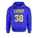 Youth Curry #30 Hoodie in Royal Blue