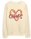 Women’s Game Day Football Heart Graphic Sweatshirt