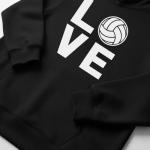 Volleyball Hoodies for Teen Girls and Women
