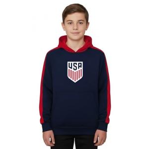US Soccer Federation Kids Pullover Hoodie - Navy