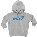 Toddler Grit Detroit Football Hoodie - Heather Grey