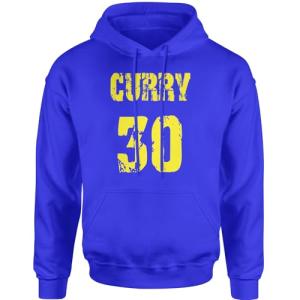 Curry #30 Royal Blue Adult Hoodie Tee