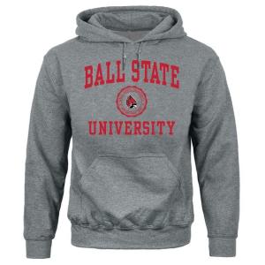 Ball State University Charcoal Grey Hoodie - XL