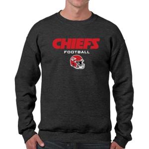 NFL Kansas City Chiefs Heather Crewneck Sweatshirt