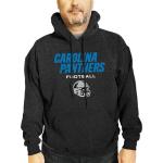 Carolina Panthers Adult Heather Hooded Sweatshirt