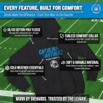 Carolina Panthers Adult Heather Hooded Sweatshirt