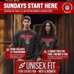 NFL Kansas City Chiefs Heather Crewneck Sweatshirt