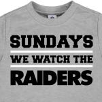 NFL Raiders Baby Fan Tee Shirt Pack of 3