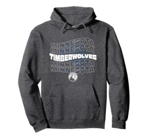 Minnesota Timberwolves Wave Outline Hoodie